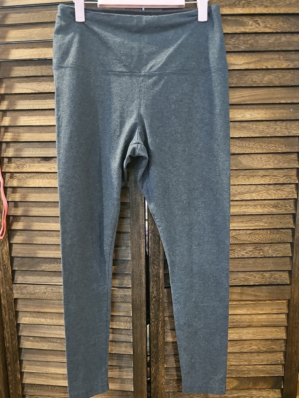Lyssé Athletic Leggings Women L Control Top Heather Gray #900
